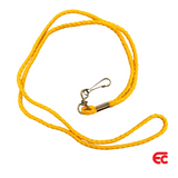 Yellow Cord lanyard with swivel clip