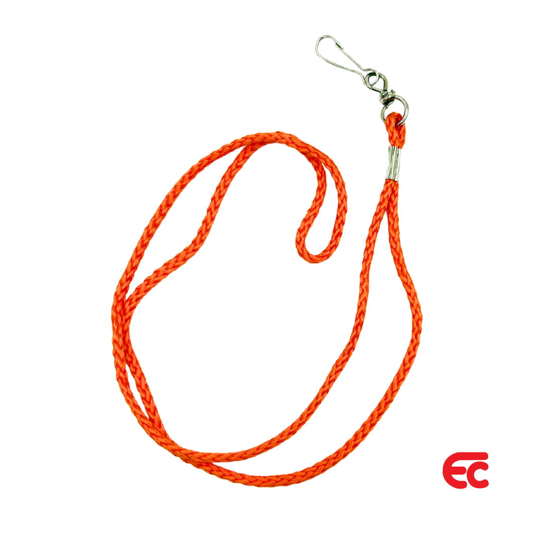 Orange Lanyard Cord | Swivel Clip – Easi-card
