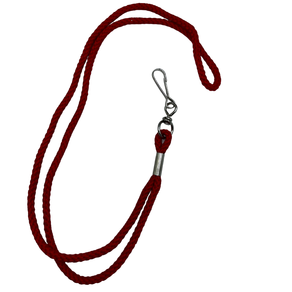 Lanyard cord with swivel clip  shoestring cord in various colours