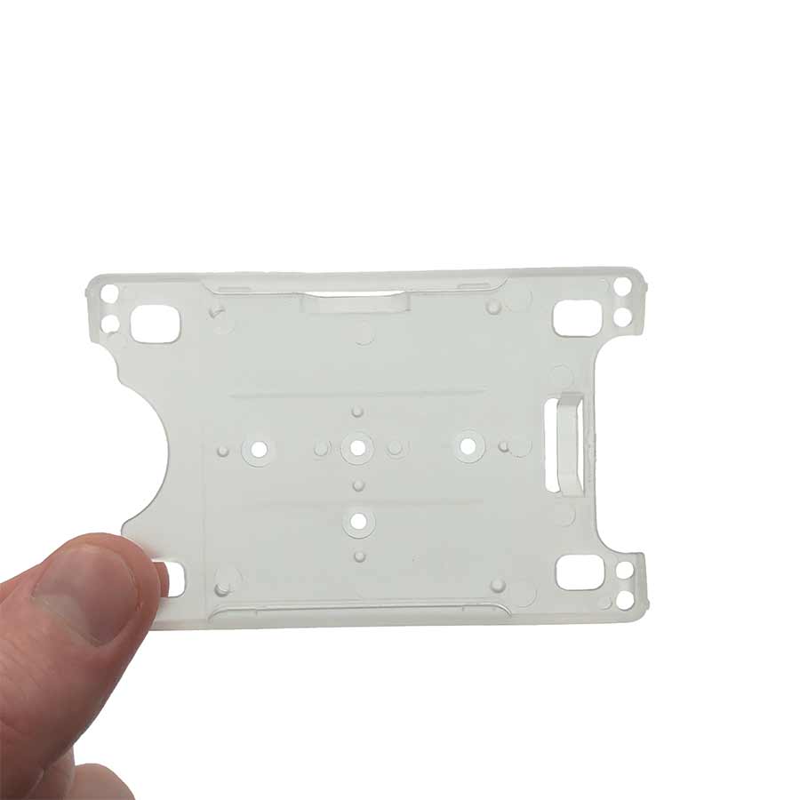 ID card badge holder Frosted cardholder with 2 handles Easicard