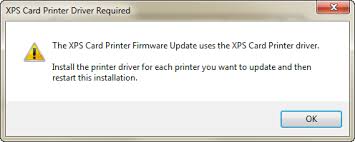 How do I update my card printers firmware?