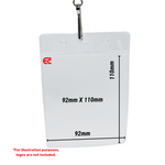 92mm X 110mm Lanyard ID Card Pouches