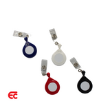 Different coloured badge reels