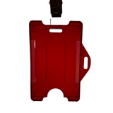 Vertical burgundy cardholder