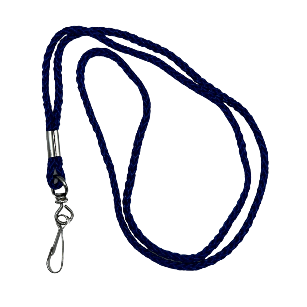 Lanyard cord with swivel clip  shoestring cord in various colours –  Easi-card