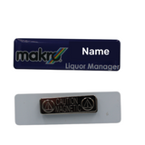 Makro name badge example