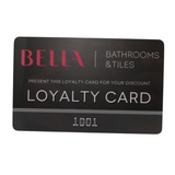 Embossed print loyalty card