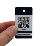 Barcode on key tag card