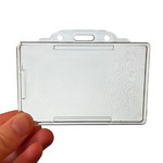 Ridged clear cardholder