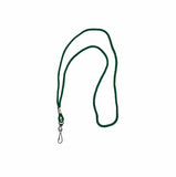 green cord lanyard with swivel clip